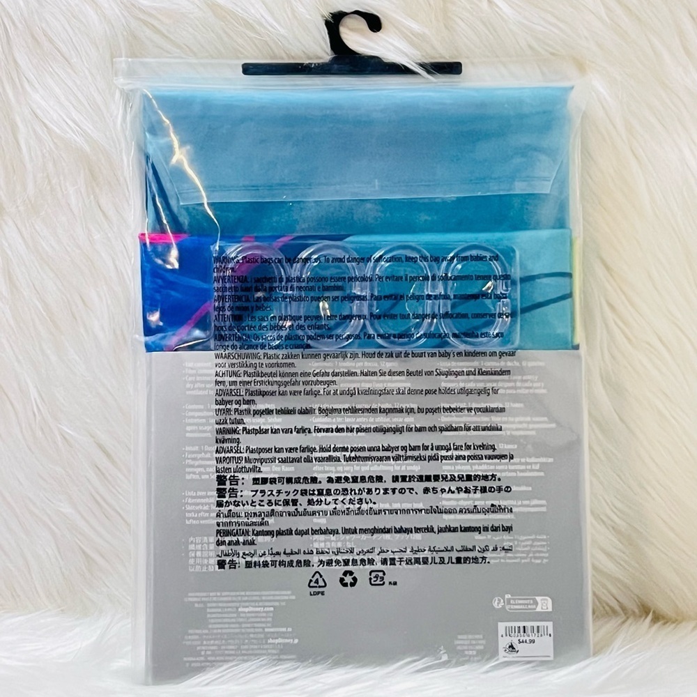 Disney Parks Hawaiian Stitch Surfing Shower Curtain - Picture 4 of 4